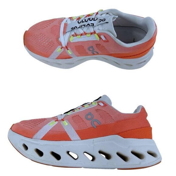 On Cloud Cloudeclipse Flame/Ivory Running Shoes Women’s Size 8 - Picture 8 of 9